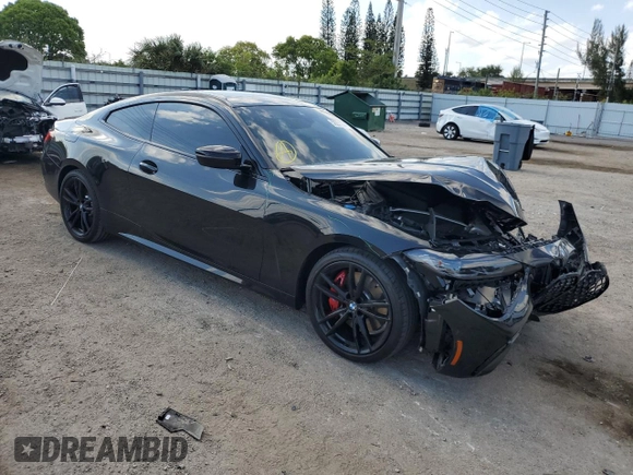 2022 BMW 4 Series 430i z VIN WBA53AP08NCJ06319, wystawiony jako Copart lot #66679104 z przebiegiem 17 935 mil mil oraz . Historia ofert i sprzedaży dostępna na DreamBid. Obrazek 4.
