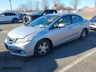 2014 Honda Civic Hybrid with VIN 19XFB4F20EE201528, listed as a IAAI auction lot 41501279 with 170,391 mi miles. Bid and sale history available at carsss.com. Image 2.