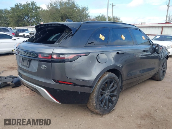 2018 Land Rover Range Rover Velar R-Dynamic SE z VIN SALYL2RX0JA758835, wystawiony jako IAAI lot #41417635 z przebiegiem 84 212 mil mil oraz . Historia ofert i sprzedaży dostępna na DreamBid. Obrazek 4.