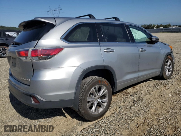 2014 Toyota Highlander LE z VIN 5TDBKRFHXES008602, wystawiony jako Copart lot #58779455 z przebiegiem 182 203 mil mil oraz Szkoda całkowita • Salvage title. Historia ofert i sprzedaży dostępna na DreamBid. Obrazek 3.