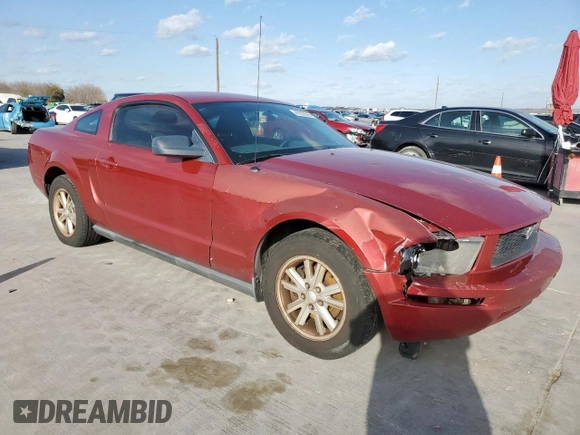 2007 Ford Mustang Deluxe with VIN 1ZVFT80N475323392, listed as a Copart auction lot 47932565 with 312,770 mi miles and Salvage Title. Bid and sale history available at carsss.com. Image 4.