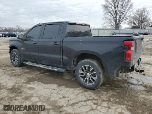 2022 Chevrolet Silverado 1500 LT with VIN 3GCPACEK4NG589130, listed as a Copart auction lot 43609115 with 26,571 mi miles and Salvage Title. Bid and sale history available at carsss.com. Image 2.