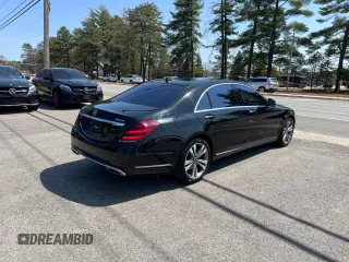 2019 Mercedes-Benz S-Class S 450 with VIN WDDUG6EB0KA482742, listed as a Copart auction lot 54208435 with 186,297 mi miles and Clean Title. Bid and sale history available at carsss.com. Image 4.