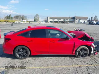 2025 Honda Civic Si with VIN 2HGFE1E55SH470272, listed as a IAAI auction lot 41742861 with 16,942 mi miles and . Bid and sale history available at DreamBid. Image 14.