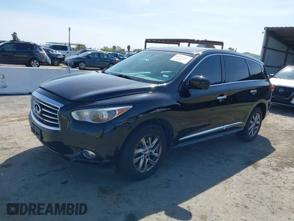 2013 Infiniti JX35 with VIN 5N1AL0MN5DC324112, listed as a IAAI auction lot 41794165 with 129,324 mi miles. Bid and sale history available at carsss.com. Image 17.