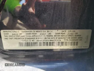 2009 Volkswagen Jetta GLI z VIN 3VWBJ71K19M071374, wystawiony jako Copart lot #77714284 z przebiegiem 61 434 mil mil oraz Szkoda całkowita • Salvage title. Historia ofert i sprzedaży dostępna na DreamBid. Obrazek 12.
