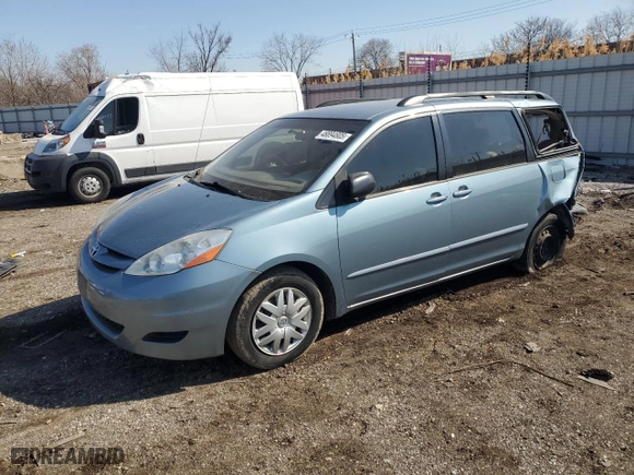 2007 Toyota Sienna CE with VIN 5TDZK23C67S006749, listed as a Copart auction lot 48894805 with 88,856 mi miles and Salvage Title. Bid and sale history available at carsss.com. Image 1.
