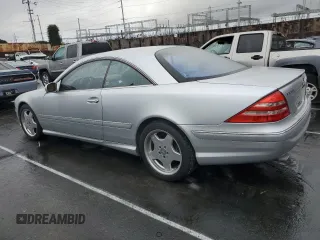 2002 Mercedes-Benz CL-Class AMG with VIN WDBPJ73J52A024668, listed as a Copart auction lot 44394705 with 0 mi miles and Clean Title. Bid and sale history available at carsss.com. Image 2.