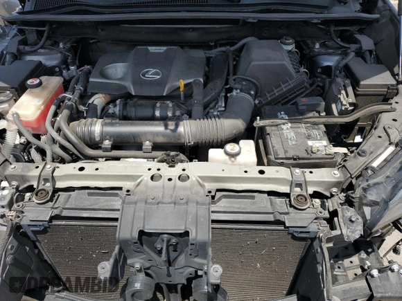 2021 Lexus NX 300 with VIN JTJDARBZXM2187754, listed as a Copart auction lot 60242005 with 61,455 mi miles and Salvage title. Bid and sale history available at DreamBid. Image 12.