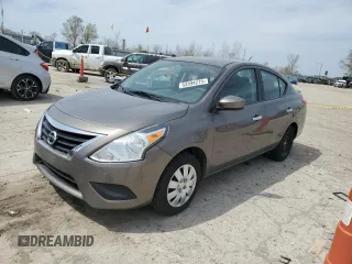 2015 Nissan Versa SV with VIN 3N1CN7AP9FL842255, listed as a Copart auction lot 53394275 with 92,568 mi miles and Clean Title. Bid and sale history available at carsss.com. Image 1.
