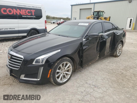 2017 Cadillac CTS AWD with VIN 1G6AW5SX5H0171853, listed as a Copart auction lot 80124974 with 105,349 mi miles and Salvage title. Bid and sale history available at DreamBid. Image 1.