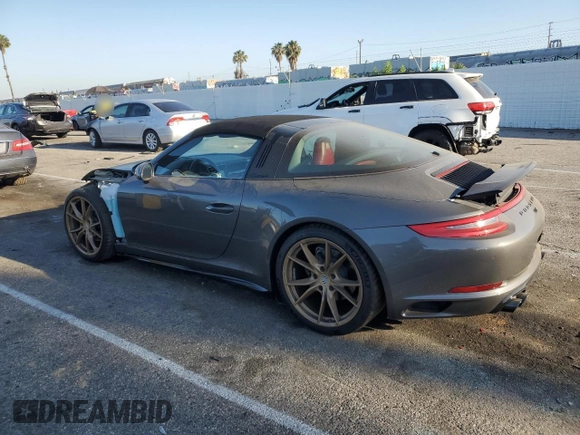 2019 Porsche 911 4 with VIN WP0BA2A91KS120069, listed as a Copart auction lot 59178924 with 44,442 mi miles and Salvage Title. Bid and sale history available at carsss.com. Image 2.