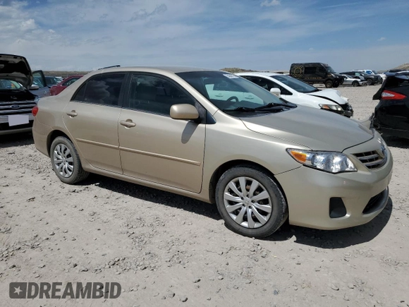 2013 Toyota Corolla L with VIN 5YFBU4EE5DP115665, listed as a Copart auction lot 54846775 with 162,094 mi miles and Salvage Title. Bid and sale history available at DreamBid. Image 4.