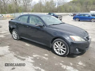 2012 Lexus IS 250 with VIN JTHCF5C25C5054390, listed as a Copart auction lot 54791205 with 103,917 mi miles and Salvage Title. Bid and sale history available at DreamBid. Image 4.