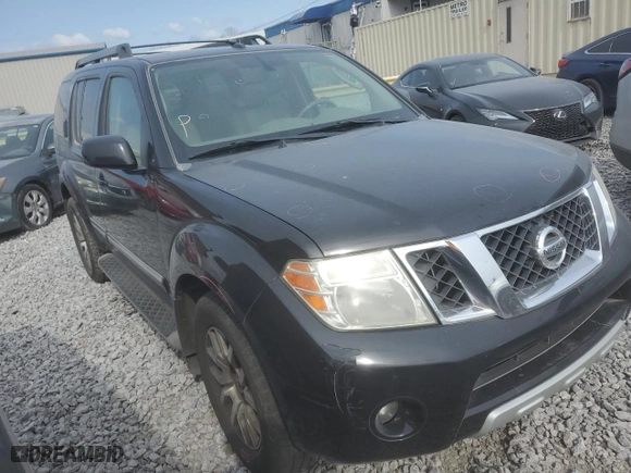 2010 Nissan Pathfinder SE with VIN 5N1AR1NN3AC627016, listed as a Copart auction lot 47643135 with 185,273 mi miles and Salvage Title. Bid and sale history available at carsss.com. Image 4.