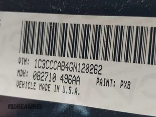 2016 Chrysler 200 Limited with VIN 1C3CCCAB4GN120262, listed as a IAAI auction lot 41753876 with 157,778 mi miles. Bid and sale history available at carsss.com. Image 9.