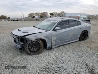 2022 Dodge Charger Scat Pack with VIN 2C3CDXGJ8NH181395, listed as a Copart auction lot 47210095 with 19,911 mi miles and Salvage Title. Bid and sale history available at carsss.com. Image 1.