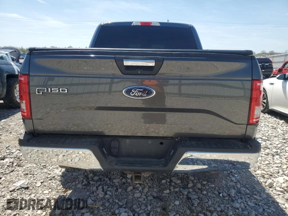 2015 Ford F-150 XLT with VIN 1FTEW1EP2FFC13389, listed as a Copart auction lot 53381205 with 185,801 mi miles and Salvage title. Bid and sale history available at DreamBid. Image 6.