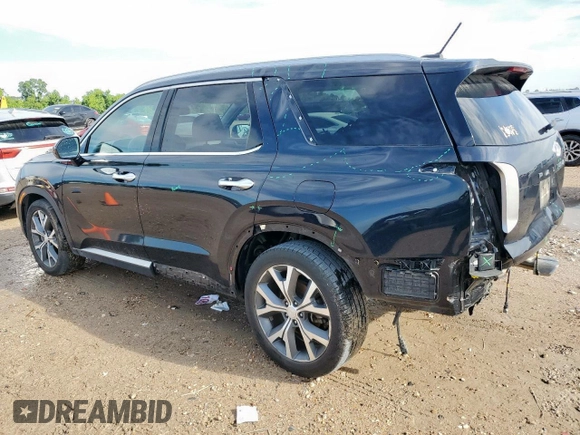 2020 Hyundai Palisade SEL with VIN KM8R34HE4LU145055, listed as a Copart auction lot 58087325 with 77,074 mi miles and Salvage title. Bid and sale history available at DreamBid. Image 2.