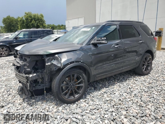 2018 Ford Explorer XLT z VIN 1FM5K7D88JGC64032, wystawiony jako Copart lot #58761555 z przebiegiem 92 190 mil mil oraz Nie do naprawy • Non repairable. Historia ofert i sprzedaży dostępna na DreamBid. Obrazek 1.