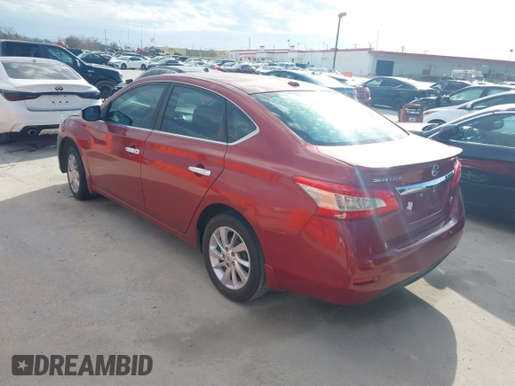 2015 Nissan Sentra SV with VIN 3N1AB7AP7FY310893, listed as a IAAI auction lot 41366971 with 130,917 mi miles and . Bid and sale history available at DreamBid. Image 3.