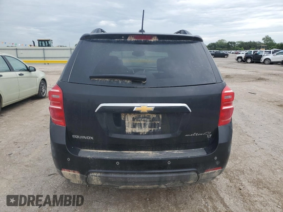2017 Chevrolet Equinox LT with VIN 2GNALCEK3H6169236, listed as a Copart auction lot 59740984 with 134,283 mi miles and Salvage Title. Bid and sale history available at carsss.com. Image 6.