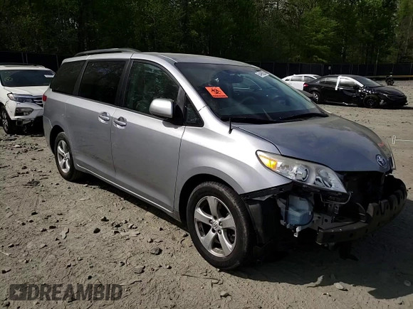 2013 Toyota Sienna LE AAS with VIN 5TDKK3DC9DS293036, listed as a Copart auction lot 54496525 with 73,260 mi miles and Salvage title. Bid and sale history available at DreamBid. Image 14.