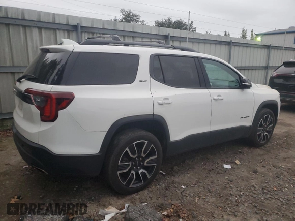 2021 GMC Acadia SLT with VIN 1GKKNML44MZ122124, listed as a Copart auction lot 86157074 with 70,376 mi miles and Salvage Title. Bid and sale history available at DreamBid. Image 3.
