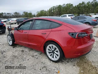 2023 Tesla Model 3 Long Range with VIN 5YJ3E1EB9PF471347, listed as a Copart auction lot 46281835 with Not Provided miles and Salvage Title. Bid and sale history available at DreamBid. Image 2.