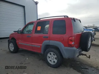2002 Jeep Liberty Sport with VIN 1J4GL48K52W163871, listed as a Copart auction lot 48148225 with 217,151 mi miles and Salvage Title. Bid and sale history available at carsss.com. Image 2.