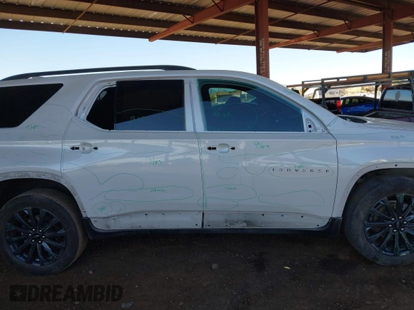 2023 Chevrolet Traverse RS with VIN 1GNERJKW7PJ230813, listed as a IAAI auction lot 41814857 with 51,618 mi miles. Bid and sale history available at carsss.com. Image 13.