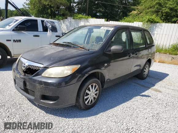 2005 Mazda MPV LX with VIN JM3LW28A750550217, listed as a Copart auction lot 56734624 with 309,062 mi miles and Non Repairable. Bid and sale history available at carsss.com. Image 1.