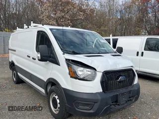 2023 Ford Transit Cargo with VIN 1FTYE1Y8XPKB26711, listed as a Copart auction lot 81739344 with 31,745 mi miles and Salvage Title. Bid and sale history available at DreamBid. Image 1.