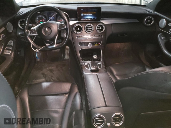 2015 Mercedes-Benz C 300 Luxury with VIN 55SWF4KB2FU034254, listed as a Copart auction lot 52040725 with 59,123 mi miles and Salvage Title. Bid and sale history available at DreamBid. Image 8.