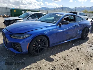 2024 BMW 4 Series 430i with VIN WBA53AP07RCP09929, listed as a Copart auction lot 55345155 with 18,723 mi miles and Salvage title. Bid and sale history available at DreamBid. Image 1.
