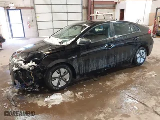 2019 Hyundai Ioniq Hybrid Blue with VIN KMHC65LC9KU141705, listed as a IAAI auction lot 41587417 with NaN miles. Bid and sale history available at carsss.com. Image 17.