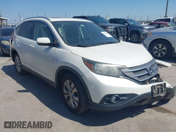 2014 Honda CR-V EX-L with VIN 5J6RM3H71EL028906, listed as a IAAI auction lot 41879936 with 152,416 mi miles and . Bid and sale history available at carsss.com. Image 1.