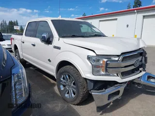 2018 Ford F-150 XL with VIN 1FTEW1EG4JFB76192, listed as a IAAI auction lot 41678419 with 50,656 mi miles and . Bid and sale history available at DreamBid. Image 1.
