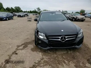 2017 Mercedes-Benz C 300 with VIN 55SWF4JB2HU215066, listed as a Copart auction lot 57427375 with 78,506 mi miles and Salvage title. Bid and sale history available at DreamBid. Image 13.