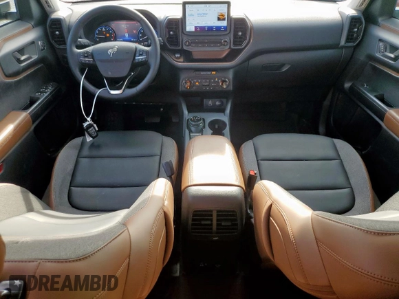 2024 Ford Bronco Sport Outer Banks with VIN 3FMCR9C67RRE16594, listed as a Copart auction lot 64382965 with 14,329 mi miles and Salvage title. Bid and sale history available at DreamBid. Image 8.