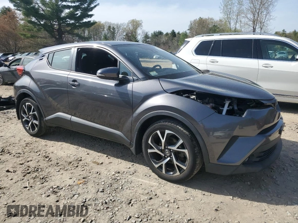 2018 Toyota C-HR XLE with VIN NMTKHMBX6JR051437, listed as a Copart auction lot 54416125 with 37,262 mi miles and Salvage Title. Bid and sale history available at DreamBid. Image 4.