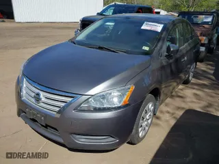 2015 Nissan Sentra SV with VIN 3N1AB7AP6FL693786, listed as a IAAI auction lot 42050861 with 153,559 mi miles. Bid and sale history available at carsss.com. Image 2.