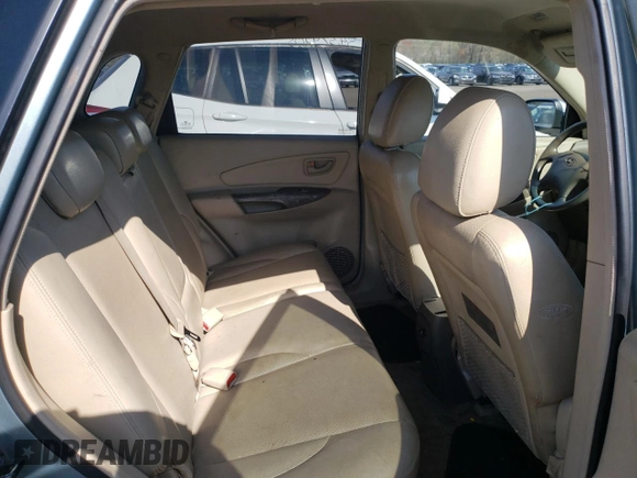 2006 Hyundai Tucson GLS with VIN KM8JN72D96U270906, listed as a Copart auction lot 54379205 with 235,973 mi miles and Salvage Title. Bid and sale history available at carsss.com. Image 10.
