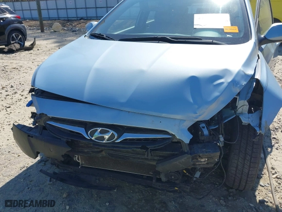 2014 Hyundai Accent GS with VIN KMHCT5AE1EU187112, listed as a IAAI auction lot 41894869 with 100,640 mi miles. Bid and sale history available at carsss.com. Image 6.