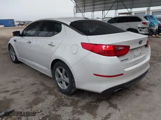 2015 Kia Optima LX with VIN KNAGM4A76F5555209, listed as a IAAI auction lot 41593436 with 94,774 mi miles. Bid and sale history available at carsss.com. Image 3.