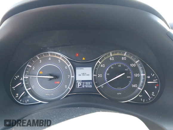 2011 Infiniti QX56 7-passenger with VIN JN8AZ2NF3B9503608, listed as a IAAI auction lot 41875603 with 215,051 mi miles. Bid and sale history available at carsss.com. Image 7.