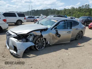 2022 Lexus LS with VIN JTHD51FF0N5015983, listed as a Copart auction lot 52412295 with 0 mi miles and Salvage Title. Bid and sale history available at carsss.com. Image 1.