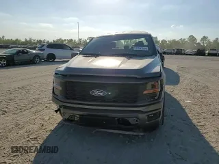 2024 Ford F-150 STX with VIN 1FTEW2K5XRKE50524, listed as a Copart auction lot 77297264 with 4,804 mi miles and Salvage Title. Bid and sale history available at carsss.com. Image 11.