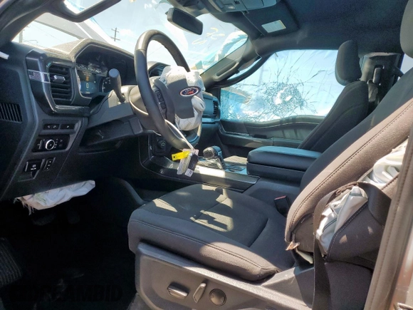 2023 Ford F-150 XL with VIN 1FTFW1E89PFA47600, listed as a Copart auction lot 51915275 with 40,976 mi miles and Salvage Title. Bid and sale history available at carsss.com. Image 7.