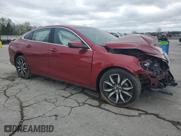 2023 Chevrolet Malibu RS with VIN 1G1ZG5ST6PF207578, listed as a Copart auction lot 52134015 with 23,998 mi miles and Clean Title. Bid and sale history available at DreamBid. Image 4.